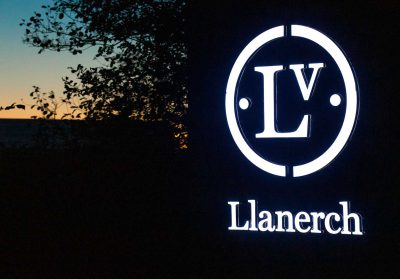 llanerch illuminated neon signage